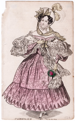 CARRIAGE DRESS

1836 written in pencil on front